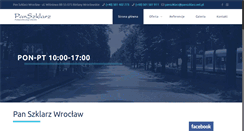 Desktop Screenshot of panszklarz.net.pl